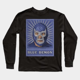 Blue Demon Poster Long Sleeve T-Shirt